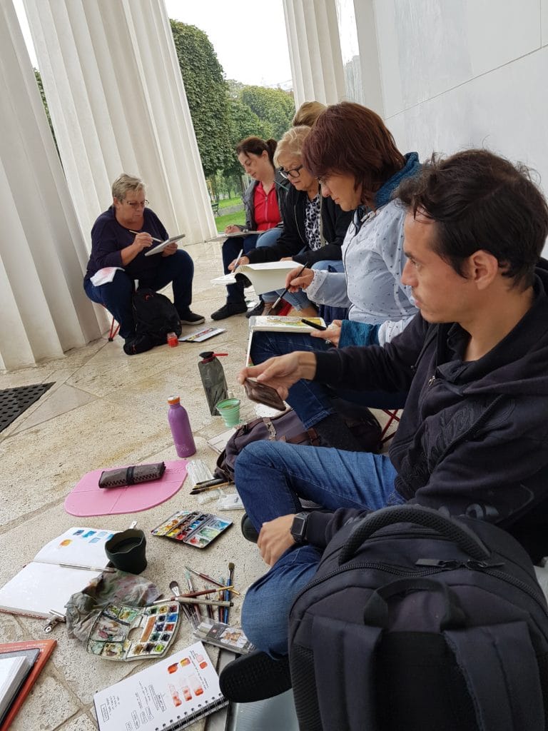 Urban Sketchers Workshop Vienna September 2019