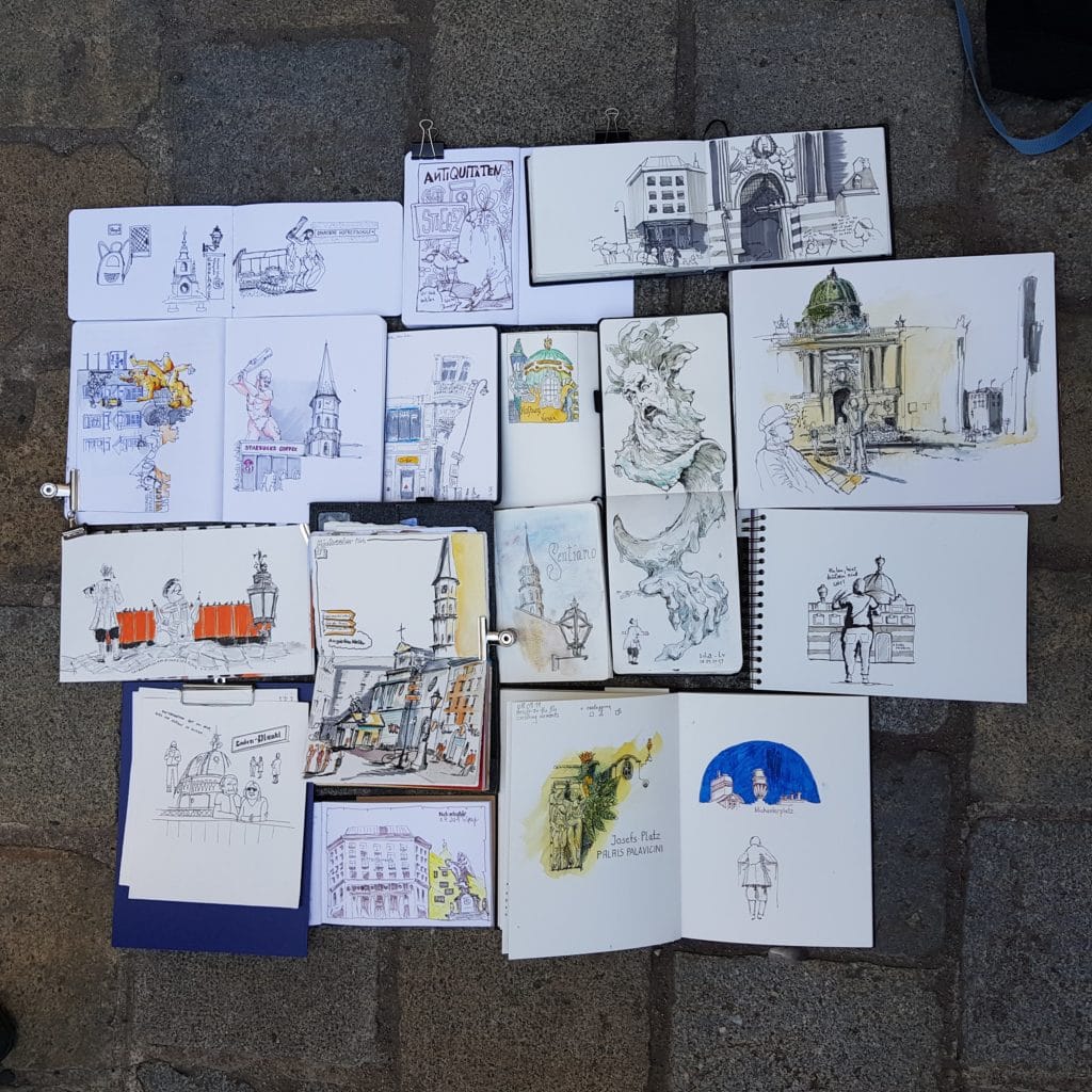 Urban Sketchers Workshop Vienna September 2019