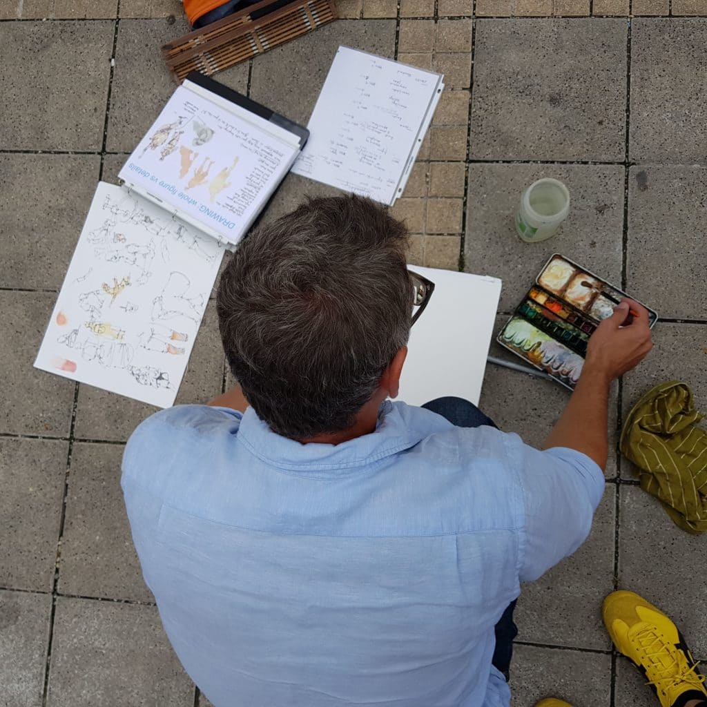 Urban Sketchers Workshop Vienna September 2019