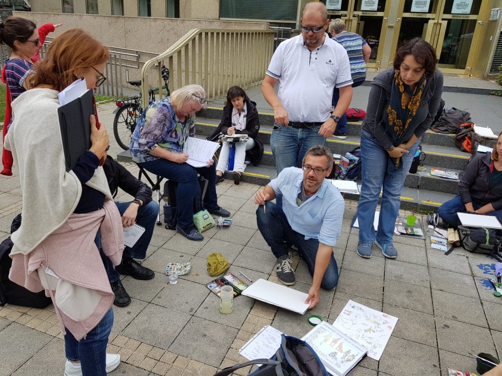 Urban Sketchers Workshop Vienna September 2019